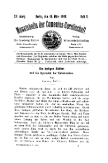 Monatshefte der Comenius-Gesellschaft, 15 März 1906, 15. Band, Heft 2