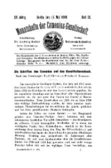 Monatshefte der Comenius-Gesellschaft, 15 Mai 1906, 15. Band, Heft 3