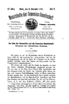 Monatshefte der Comenius-Gesellschaft, 15 November 1906, 15. Band, Heft 5