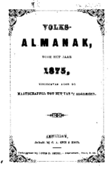 Volks-Almanak voor het Jaar 1875