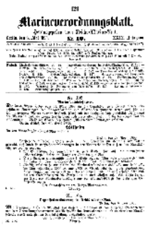 Marineverordnungsblatt, Nr.10, 1898