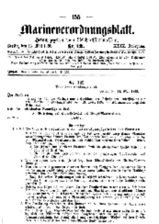 Marineverordnungsblatt, Nr.12, 1898