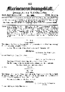 Marineverordnungsblatt, Nr.26, 1898