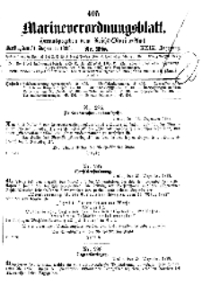Marineverordnungsblatt, Nr.28, 1898