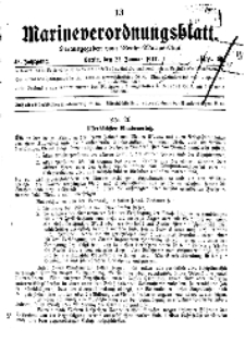 Marineverordnungsblatt, Nr. 2, 1917