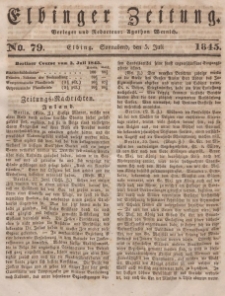Elbinger Zeitung, No. 79 Sonnabend, 5. Juli 1845