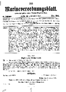 Marineverordnungsblatt, Nr.24, 1917