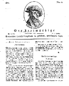 Der Freimüthige, oder Berlinisches Unterhaltungsblatt für gebildete, unbefangene Leser, 3 Januar 1811, Nr. 2