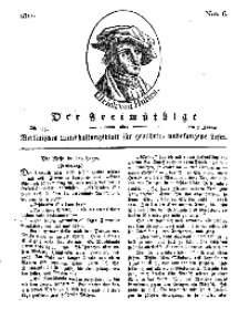 Der Freimüthige, oder Berlinisches Unterhaltungsblatt für gebildete, unbefangene Leser, 8 Januar 1811, Nr. 6