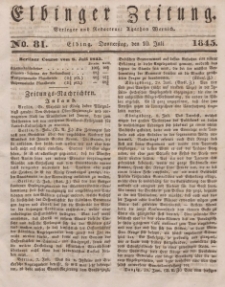 Elbinger Zeitung, No. 81 Donnerstag, 10. Juli 1845