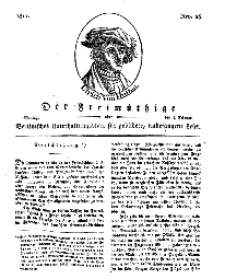 Der Freimüthige, oder Berlinisches Unterhaltungsblatt für gebildete, unbefangene Leser, 4 Februar 1811, Nr. 25