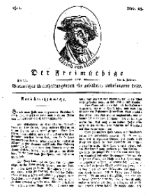 Der Freimüthige, oder Berlinisches Unterhaltungsblatt für gebildete, unbefangene Leser, 8 Februar 1811, Nr. 28