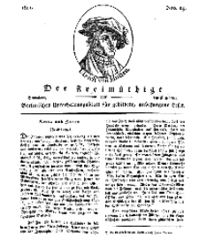 Der Freimüthige, oder Berlinisches Unterhaltungsblatt für gebildete, unbefangene Leser, 9 Februar 1811, Nr. 29