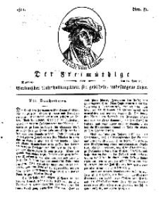 Der Freimüthige, oder Berlinisches Unterhaltungsblatt für gebildete, unbefangene Leser, 12 Februar 1811, Nr. 31