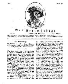 Der Freimüthige, oder Berlinisches Unterhaltungsblatt für gebildete, unbefangene Leser, 25 Februar 1811, Nr. 40