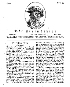 Der Freimüthige, oder Berlinisches Unterhaltungsblatt für gebildete, unbefangene Leser, 2 März 1811, Nr. 44