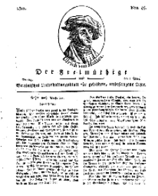 Der Freimüthige, oder Berlinisches Unterhaltungsblatt für gebildete, unbefangene Leser, 4 März 1811, Nr. 45