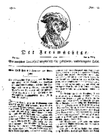 Der Freimüthige, oder Berlinisches Unterhaltungsblatt für gebildete, unbefangene Leser, 8 März 1811, Nr. 48