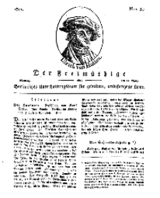 Der Freimüthige, oder Berlinisches Unterhaltungsblatt für gebildete, unbefangene Leser, 11 März 1811, Nr. 50