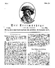 Der Freimüthige, oder Berlinisches Unterhaltungsblatt für gebildete, unbefangene Leser, 12 März 1811, Nr. 51