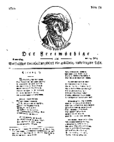 Der Freimüthige, oder Berlinisches Unterhaltungsblatt für gebildete, unbefangene Leser, 14 März 1811, Nr. 52