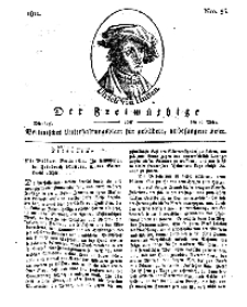 Der Freimüthige, oder Berlinisches Unterhaltungsblatt für gebildete, unbefangene Leser, 19 März 1811, Nr. 56