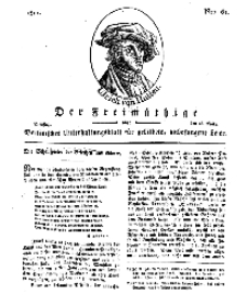 Der Freimüthige, oder Berlinisches Unterhaltungsblatt für gebildete, unbefangene Leser, 26 März 1811, Nr. 61