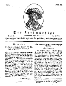 Der Freimüthige, oder Berlinisches Unterhaltungsblatt für gebildete, unbefangene Leser, 6 April 1811, Nr. 69