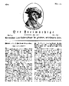 Der Freimüthige, oder Berlinisches Unterhaltungsblatt für gebildete, unbefangene Leser, 9 April 1811, Nr. 71