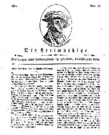Der Freimüthige, oder Berlinisches Unterhaltungsblatt für gebildete, unbefangene Leser, 16 April 1811, Nr. 76