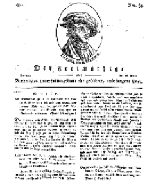 Der Freimüthige, oder Berlinisches Unterhaltungsblatt für gebildete, unbefangene Leser, 26 April 1811, Nr. 83