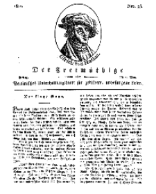 Der Freimüthige, oder Berlinisches Unterhaltungsblatt für gebildete, unbefangene Leser, 10 Mai 1811, Nr. 93