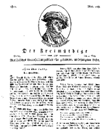 Der Freimüthige, oder Berlinisches Unterhaltungsblatt für gebildete, unbefangene Leser, 24 Mai 1811, Nr. 103