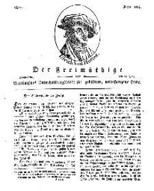 Der Freimüthige, oder Berlinisches Unterhaltungsblatt für gebildete, unbefangene Leser, 25 Mai 1811, Nr. 104