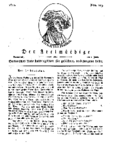 Der Freimüthige, oder Berlinisches Unterhaltungsblatt für gebildete, unbefangene Leser, 1 Juni 1811, Nr. 109