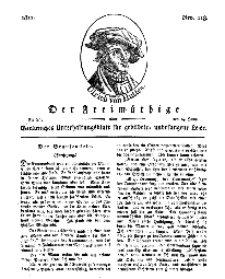 Der Freimüthige, oder Berlinisches Unterhaltungsblatt für gebildete, unbefangene Leser, 14 Juni 1811, Nr. 118