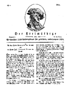 Der Freimüthige, oder Berlinisches Unterhaltungsblatt für gebildete, unbefangene Leser, 27 Juni 1811, Nr. 127