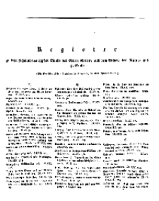 Neue Notizen aus dem Gebiete der Natur- und Heilkunde, 1843 (Register - Bd. XXVI)