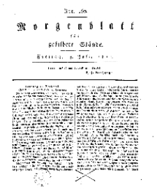 Morgenblatt für gebildete Stände, Freitag, 5. Juli 1811, No 160.