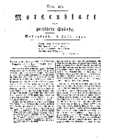 Morgenblatt für gebildete Stände, Sonnabend, 6. Juli 1811, No 161.