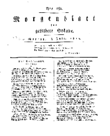Morgenblatt für gebildete Stände, Montag, 8. Juli 1811, No 162.