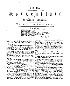 Morgenblatt für gebildete Stände, Mittwoch, 10. Juli 1811, No 164.