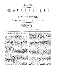 Morgenblatt für gebildete Stände, Donnerstag, 11. Juli 1811, No 165.