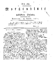 Morgenblatt für gebildete Stände, Montag, 15. Juli 1811, No 168.