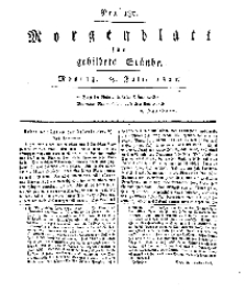 Morgenblatt für gebildete Stände, Montag, 29. Juli 1811, No 180.