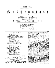 Morgenblatt für gebildete Stände, Freitag, 9. August 1811, No 190.