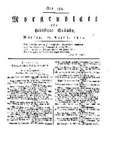 Morgenblatt für gebildete Stände, Montag, 12. August 1811, No 192.