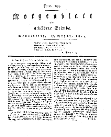 Morgenblatt für gebildete Stände, Donnerstag, 15. August 1811, No 195.