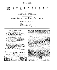 Morgenblatt für gebildete Stände, Dienstag, 27. August 1811, No 205.
