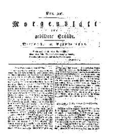 Morgenblatt für gebildete Stände, Mittwoch, 28. August 1811, No 206.